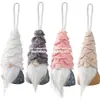 Suministros para Decoración Navideña: Bastón, Colgante de Muñeca sin Rostro, Adorno de Muñeca para Personas Mayores, Decoración Colgante de Muñeca, Adorno Colgante Decorativo