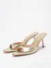 Sandálias de Salto Alto Stiletto Bico Fino Abertas Verão Nova Moda Simples Europeia e Americana Exclusiva Transfronteiriça de Luxo Leve para Mulheres