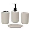 Set de Lavado de Baño de Color Sólido Simple Taza de Lavado de Viaje para Baño Juego de Cuatro Piezas Doble para el Hogar Juego de 4 Piezas