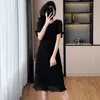 Vestido Jacquard com Lantejoulas Texturizadas Estilo Francês Transfronteiriço para Mulheres, Novo Estilo Verão 2026, Elegante e de Alta Qualidade, Vestido Longo Super Emagrecedor