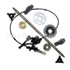 Acessórios para kart 110CC modificados quatro rodas 60cm -1 M conjunto de eixo traseiro assento do rolamento do eixo traseiro flange do cubo