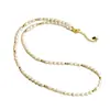 Collar de Cuentas de Mijo Natural al por Mayor, Pulsera de Tres Círculos, Estilo de Doble Uso, Moderno, Versátil, Exquisito, Collar Compacto para Clavícula