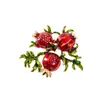 Broche de fruta de design de nicho criativo transfronteiriço, broche de melancia com strass, acessórios de broche corsage, broche mais vendido da Amazon