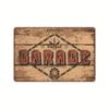 2024 Nova Garagem Americana Retro Tin Pintura Estilo Industrial Reparo Automóvel Fundo Parede Sem Moldura Decorativa Pintura Pendurada