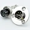 Soquete de Aviação GX16 Flange Fêmea 2/3/4/5/6/7/8/9/10 Plugue Conector Integrado