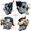 Gaomai Gy6485080Cccvkatvpd19J Carburador Universal 48cc para Scooter con Bomba de Aceleración Motor de Gasolina
