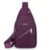 Nueva bolsa cruzada informal para exteriores con múltiples compartimentos transfronteriza, mochila pequeña de gran capacidad, bolsa de pecho simple y versátil para mujer estilo coreano
