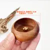 Mini Incensário de Jacarandá e Sândalo Roxo Suporte de Incenso de Madeira Aromaterapia para Interior Suporte de Incenso de Viagem Incensário Criativo e Cultural de Agarwood e Sândalo