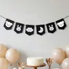Banderines de Oso Pequeño, Cabezas de Conejo, Nubes, Guirnaldas de Luna, Decoraciones de Tienda de Campaña, Montaje de Escena de Cumpleaños para Bebé, Fiesta de Primer Cumpleaños