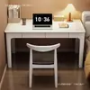 Escritorio de Madera Maciza para el Hogar, Escritorio Pequeño de Noche para Apartamento, Mesa Larga de Estudio para Estudiantes en el Dormitorio, Escritorio de Computadora para Adultos