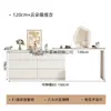Tocador dormitorio moderno simple cómoda integrada armario de almacenamiento apartamento pequeño escritorio estilo crema tocador retráctil