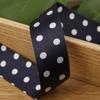 Moño de Listón de Poliéster Estampado diy Accesorios para el Cabello Ropa Zapatos Adorno de Flores Accesorios Caja de Regalo Paquete de Flores Círculo Punto Cinturón