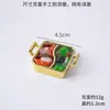 Mini Colgante de Olla Caliente Artificial Modelo Miniatura de Pato Mandarín para Olla Caliente Juguete Colgante Creativo Pequeño Regalo Promocional para Restaurante de Olla Caliente