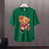 Nova camiseta de manga curta masculina verão coreano estilo moderno simples meia manga top Hong Kong estilo frouxo casual moda marca t-shirt
