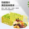 Cesta Plástica Descartável para Frutas Cesta Personalizada para Uvas Estrutura de Caixa Plástica de Giro 1.5kg Amarelo Caixa de Presente para Transporte Armazenamento