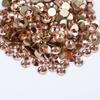 Taladro plano de vidrio con base dorada Wei Chen, taladro para uñas, decoración de fundas de teléfono móvil, accesorios para uñas DIY, joyería de diamantes de imitación