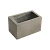 Nuevo modelo con envío gratis: maceta de cemento con pintura de piedra real, jardinera, jardinería casera, decoración del hogar, jardinera de balcón, óxido de magnesio