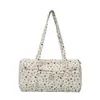 Bolsas transfronterizas más vendidas pequeñas florales casuales de un solo hombro gran capacidad tela simple para el trabajo diario bolsas de mujer comercio exterior
