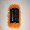 Cabeça de escova de carro lavável de 10 polegadas, cinco lados, com cerdas de PVC, macia e suave na pintura do carro, remove a sujeira eficazmente