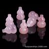 Pingente de Cristal Rosa Pingente de Pedra Hibisco de Cristal Rosa Pingente de Fechadura Xiangyun de Cristal Rosa Suprimento ao Vivo