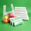 Bolsas para alimentos, bolsas de plástico de grado alimenticio para el hogar, bolsas para empaque de desayuno y catering para llevar, bolsas de conveniencia al por mayor, bolsos tipo camiseta