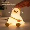 Explosiones transfronterizas lámpara de ambiente de silicona de unicornio lámpara de noche infantil con lámpara para dormir adornos decorativos