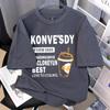 Verano Nuevo Cómodo Combinable Casual Suelto Caliente Algodón Manga Corta Top Camiseta para Niños y Niñas Guapo Moda Americana