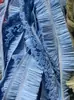 Ribete de Encaje con Borlas de Rafia de 3 cm, Piezas de 2.1 m para Decoración de Ropa Hecha a Mano DIY, Materiales