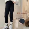 Leggings de Felpa para Niñas Ropa de Invierno 2023 Nuevo Ropa Exterior Pantalones de Yoga para Niñas Forrados de Felpa Engrosados Cálidos Pantalones para Niños