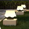 Luces Solares de Pilar para Exteriores para Villas, Luces para Valla de Patio, Luces para Césped, Luces de Suelo Impermeables y Luces para Pilares de Portón
