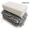 Esponja de limpieza para autos, toallita de chenilla de doble capa gruesa, esponja para lavar autos, toallita de chenilla para zapatos de auto