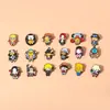 Mercancía de Anime Broches de One Piece: Luffy Sombrero de Paja, Zoro, Ace, Insignias de Barco Pirata