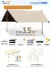 Toldo para Exteriores con Recubrimiento Negro para Estar Mucho Tiempo en el Balcón, Parasol de Camping, Carpa para Lluvia, Silla Plegable para Picnic, Toldo Plegable para Exteriores