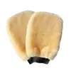 Guantes de Toalla de Coral Fleece Doble Cara, Ampliados y Engrosados para Lavado y Limpieza de Autos, Fibra Absorbente de Limpieza, Toalla de Lavado de Autos que No Suelta Pelusa
