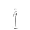 Cuchillo, Tenedor y Cuchara de Postre Occidentales de Acero Inoxidable 304, Cuchara de Postre Dorada Simple Mate Engrosada, Juego de Tenedor y Palillos con Grabado