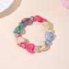 Pulsera Acrílica Imitación Turquesa Estrella de Mar Multicolor con Cuentas Mezcla y Combina Joyería Diseño Personalizado Moda