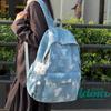 Mochila Fofa Feminina 2024 Nova Moda Borboleta Estudante Universitário Mochila Escolar Grande Capacidade Mochila de Aula para Ensino Médio Tendência