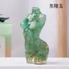 Gota de Pegamento de Grava de Cristal Natural Transfronteriza Modelo de Torso Femenino Adornos Artesanías de Resina Adornos de Decoración para el Hogar