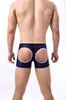 Ropa Interior para Hombre Transpirable y Cómoda de Malla Transpirable Estilo Coreano Verano Calzoncillos tipo bóxer de Cuatro Esquinas con Pezones Expuestos D5016