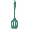 Conjunto de 5 peças de utensílios de cozinha de silicone verde escuro Pá de cozinha antiaderente de grau alimentício para cozinha Conjunto de peneira de colher de sopa de cozinha