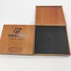 Empaque de Terminal Caja de Madera Almacenamiento Soporte Interior Impresión de Logo Música para Coche Tapa abatible Caja de Empaque USB Digital