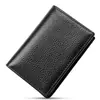 [Regalo Publicitario] Tarjetero de Cuero Genuino Personalizado Ultra Delgado para Tarjetas Bancarias Tarjetero de Negocios Multifuncional para Hombres Logo en Relieve para Mujeres