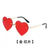 Óculos de Festa Personalizados Transfronteiriços, Óculos de Sol Estilo Outdoor, Desenho de Amor, Pose Engraçada, Óculos de Sol de Moda com Proteção Solar