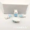 Mini Trompete Desenho Animado Coelho Fofo Comida Torrada diy Cola de Creme Capa de Celular Grampo de Cabelo Lope Material de Resina