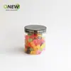 Frasco sellado para comida de mascotas de 400 ml, calibre 75, botella de plástico transparente, frasco de plástico para té perfumado, dulces, galletas