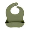 Babero impermeable para bebé, babero de silicona de grado alimenticio para niños, babero suave para comer bebés, anti-suciedad, ventas directas de fábrica