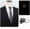 En Stock Nueva Moda Corbata Perezosa, Elegante y con Estilo Corbata Casual para Traje de Hombre, Corbata de Cremallera de Poliéster de 7 cm