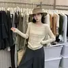 ¡Estilo nicho coreano! Nuevo top casual de punto para mujer para el otoño de 2026, para el uso diario y el trabajo