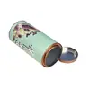 Tarro de té caja de papel personalizada tarro vacío embalaje de té caja de regalo de alta gama embalaje de cartón tarro espiral tarro de almacenamiento de té