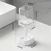 Copo para Escova de Dentes e Caixa Organizadora para Artigos de Higiene Pessoal, Porta-Escova de Dentes Vertical Doméstico, Organizador de Pasta de Dentes e Escova de Dentes Elétrica para Dormitório